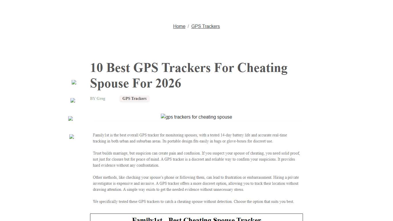 10 Best GPS Trackers For Cheating Spouse For 2026 Family1st